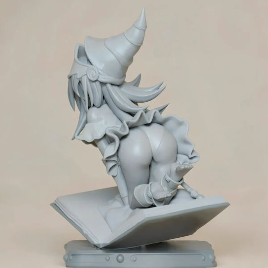 Небоядисана 3D Фигура Dark Magician Girl На Книга Готова За Печат Боядисване DIY Подарък Цветове 30 См 1:6