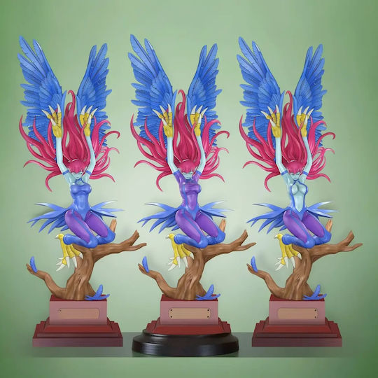 Небоядисана 3D Фигура Harpie Lady Yu Gi Oh 3D Боядисване DIY Подарък Цветове 30 См 1:6