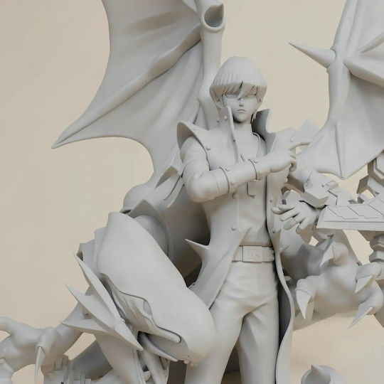 Небоядисана 3D Фигура Kaiba Blue Eye 3D Боядисване DIY Подарък Цветове 20 См 1:8