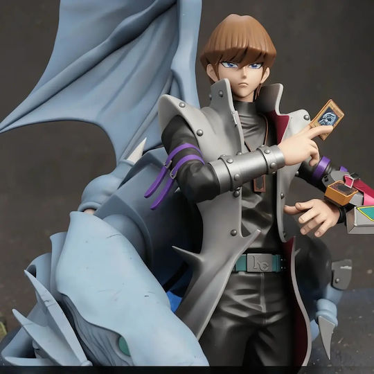 Небоядисана 3D Фигура Kaiba Blue Eye 3D Боядисване DIY Подарък Цветове 20 См 1:8