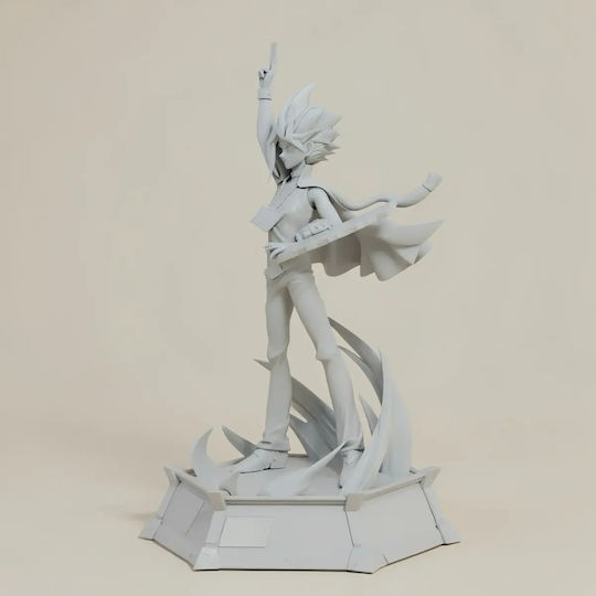 Небоядисана 3D Фигура Yugi Карта Yu Gi Oh Готова За Боядисване DIY Подарък Цветове 30 См 1:6