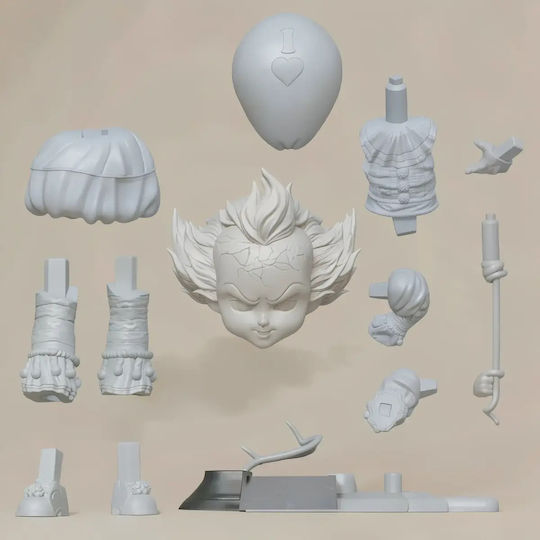 Unpainted 3D Figure Pennywise It Chibi Painting Diy Gift Colors 15.2 Cm 1:12