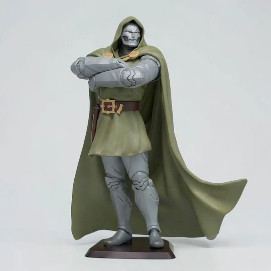 Άβαφη 3d Φιγούρα Life Size Dr Doom Statue Βάψιμο Diy Δώρο Χρώματα 30 Cm 1:6