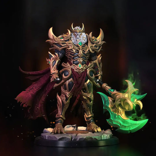 Unpainted 3D Figure Ares Lion 3D Printing Model God War Painting DIY Gift Colors 20 Cm 1:8