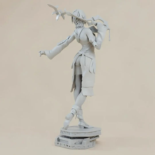 Unpainted 3D Figure Aqua Kingdom Hearts 3D Model Painting DIY Gift Colors 30 Cm 1:6