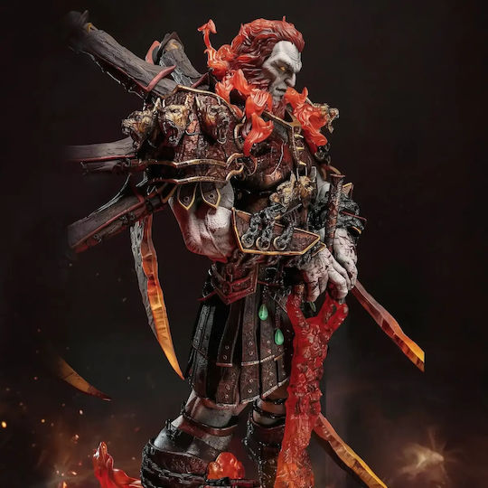 Unpainted 3D Figure Ares God War 3D Painting DIY Gift Colors 20 Cm 1:8