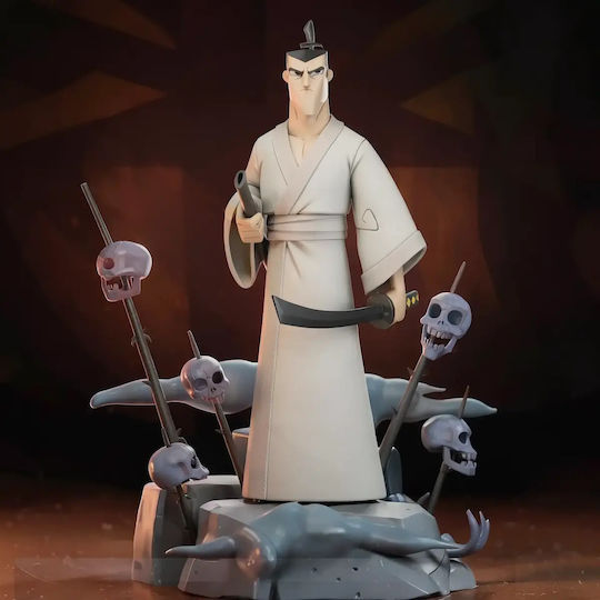 Unpainted 3D Figure Samurai Jack Stylized V2 3D Painting DIY Gift Colors 15.2 Cm 1:12