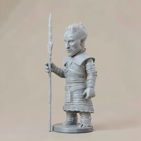 Unpainted 3D Figure Game Thrones Night King Chibi 3D Printing Figurine Painting DIY Gift Colors 30 Cm 1:6