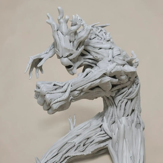 Άβαφη 3d Φιγούρα Groot Comic Version Digital Βάψιμο Diy Δώρο Χρώματα 15,2 Cm 1:12