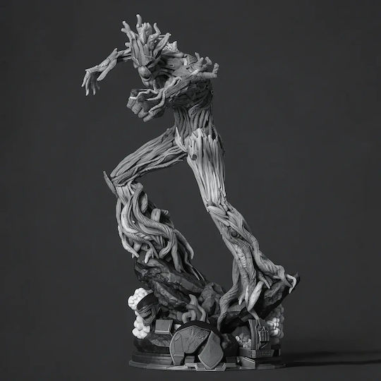 Άβαφη 3d Φιγούρα Groot Comic Version Digital Βάψιμο Diy Δώρο Χρώματα 15,2 Cm 1:12