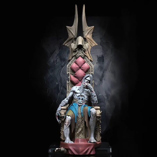Unpainted 3D Figure Old Gabriel Dracula From Castlevania Miniature Painting Diy Gift Colors 15.2 Cm 1:12