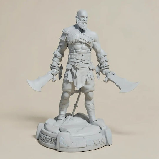 Άβαφη 3d Фигура Кратос 2 Blade 350mm Боядисване Diy Подарък Цветове 20 Cm 1:8