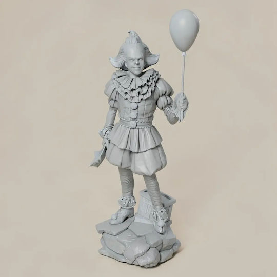 Unpainted 3D Figure Pennywise Floating Sewers 387mm Painting DIY Gift Colors 20 Cm 1:8