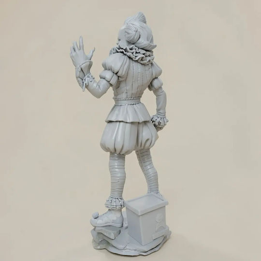 Unpainted 3D Figure Pennywise Floating Sewers 387mm Painting DIY Gift Colors 20 Cm 1:8