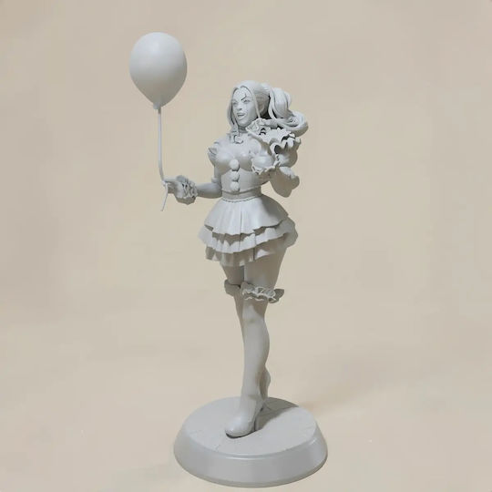 Unpainted 3D Figure It Girl Pennywise V2 3D Model Painting DIY Gift Colors 15.2 Cm 1:12