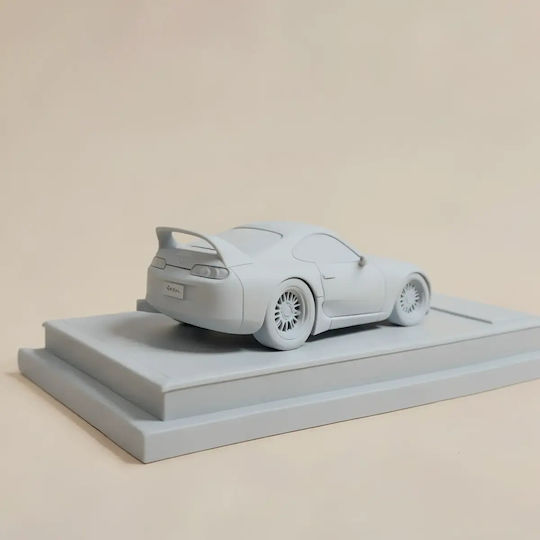 Unpainted 3D Figure Model Kit Car Toyota Supra Mk4 Painting DIY Gift Colors 20 Cm 1:8