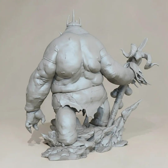 Άβαφη 3d Φιγούρα Goblin King From Hobbit Βάψιμο Diy Δώρο Χρώματα 20 Cm 1:8