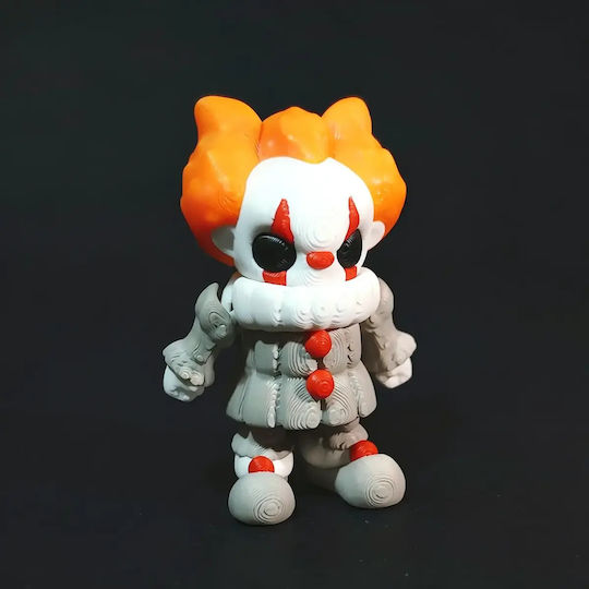 Unpainted 3D Figure Super Basic Pennywise Flexi Painting DIY Gift Colors 15.2 Cm 1:12
