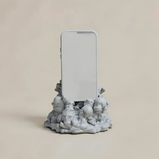 Unpainted 3D Figure Super Basic Bone Throne Phone Holder Painting DIY Gift Colors 15.2 Cm 1:12
