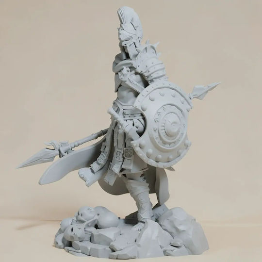 Unpainted 3D Figure Ares God War Fanart Ready To Paint DIY Gift Colors 30 Cm 1:6
