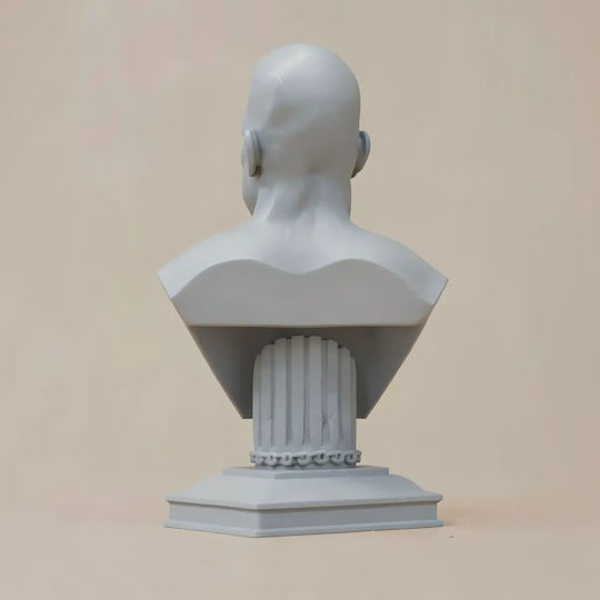 Figurină 3D Nevopsită Kratos God War Bust Model 3D Sculptură Vopsire Diy Cadou Culori 30 Cm 1:6