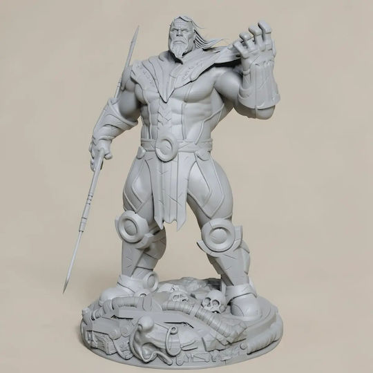 Небоядисана 3D Фигура Old Thanos Standing 3D Печатана Фигурка Боядисване DIY Подарък Цветове 15,2 см 1:12