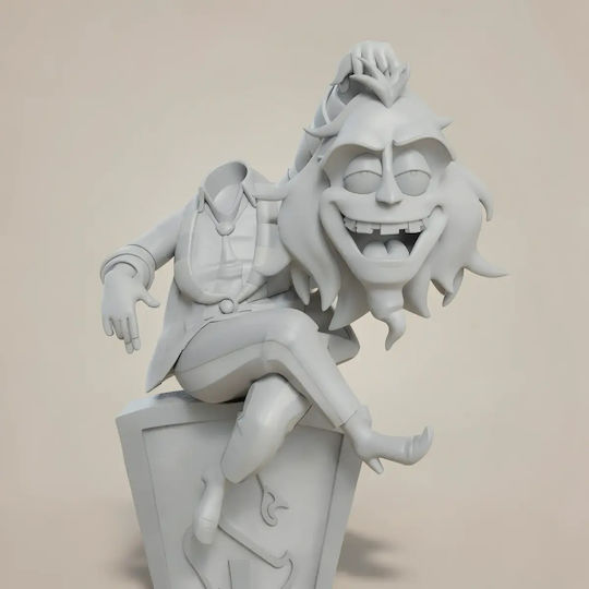 Figurină 3D Nevopsită Beetlejuice Stil Desen Animat Modele 3D Printare Vopsire Diy Cadou Culori 30 Cm 1:6