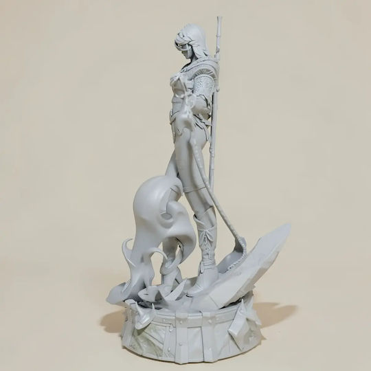 Unbemalte 3d Figur Ciri Stylized Der Hexer 4 3d Bemalung Diy Geschenk Farben 30 Cm 1:6