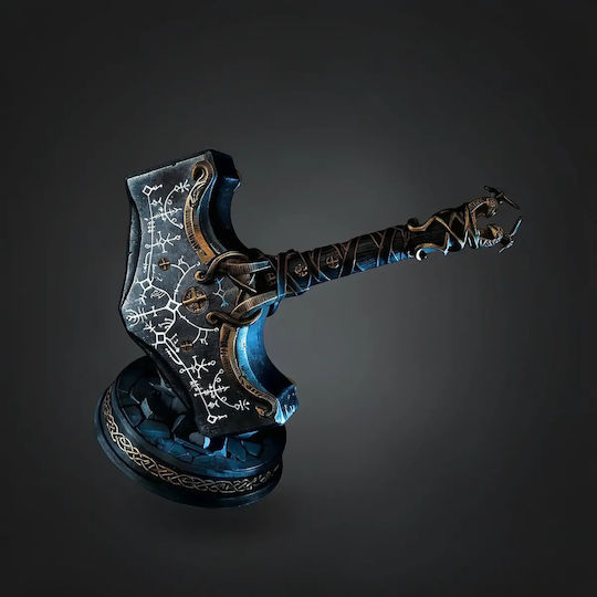 Небоядисана 3D Фигура Cosplay Чук Mjolnir Богът На Войната Ragnarok Боядисване DIY Подарък Цветове 20 См 1:8