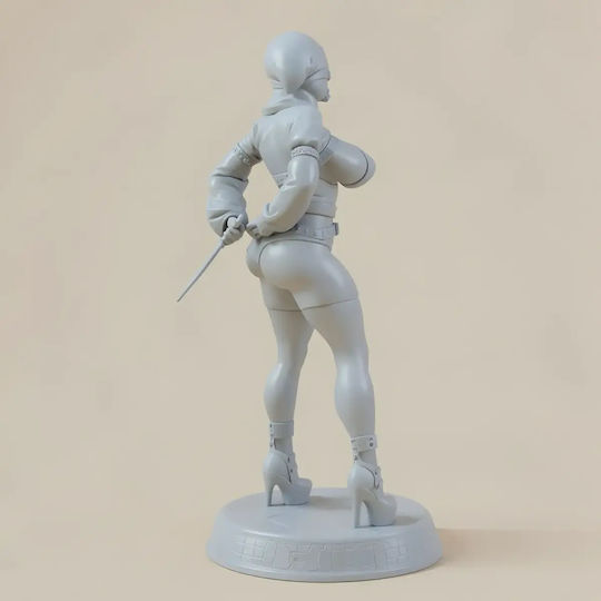 Unpainted 3D Figure Shygal Thicc 3D Printing Model Super Mario Painting DIY Gift Colors 30 Cm 1:6