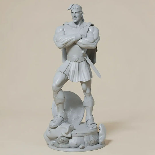 Unpainted 3D Figure Hercules Olympus 3D Painting DIY Gift Colors 15.2 Cm 1:12
