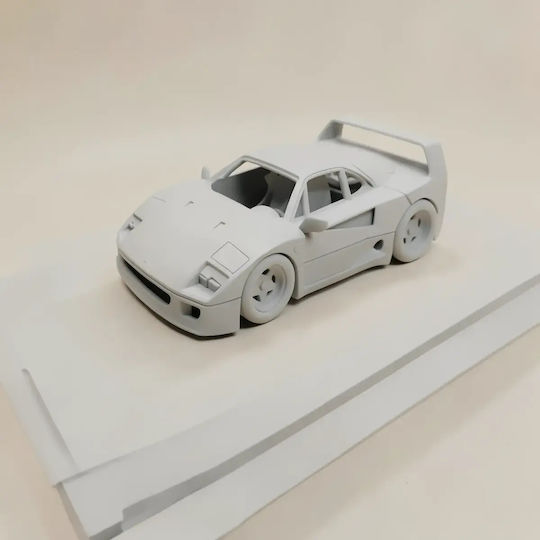 Άβαφη 3d Sammelbare Figur Model Kit Car F40 Lamborghini Βάψιμο Diy Δώρο Χρώματα 20 Cm 1:8