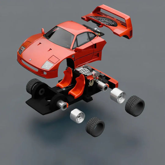 Abgebaute 3d Sammelbare Figur Model Kit Car F40 Lamborghini Bemalung Diy Geschenk Farben 15,2 Cm 1:12