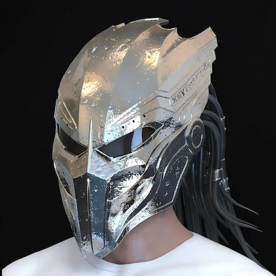 Sammlbare Figur Cosplay Predator Badlands Metall Helm Lackierung Diy Geschenk Farben 15,2 Cm 1:12