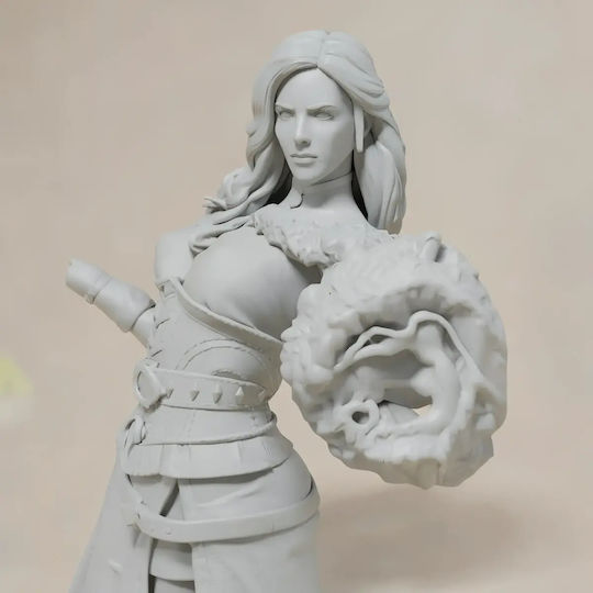 Unpainted 3D Figur Yennefer Witcher 1 4 Maßstab Files Bemalen Diy Geschenk Farben 20 Cm 1:8