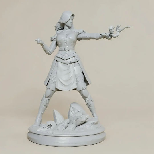 Unpainted 3D Figur Yennefer Witcher 1 4 Maßstab Files Bemalen Diy Geschenk Farben 15,2 Cm 1:12
