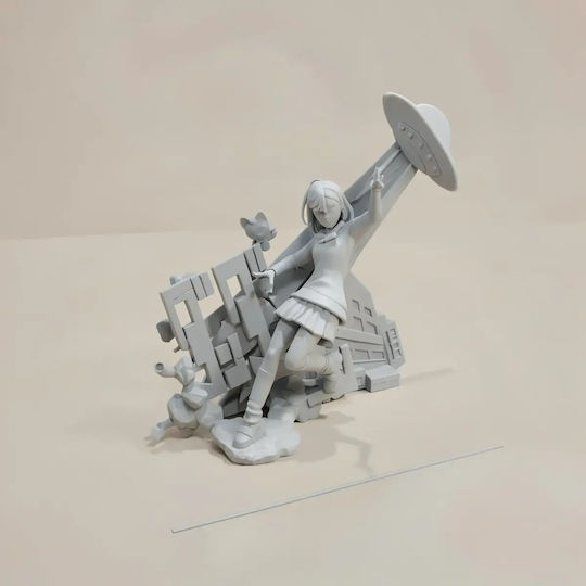 Небоядисана 3D Фигура Momo Ayase Alien Sculptures 3D Печат Боядисване DIY Подарък Цветове 15,2 См 1:12