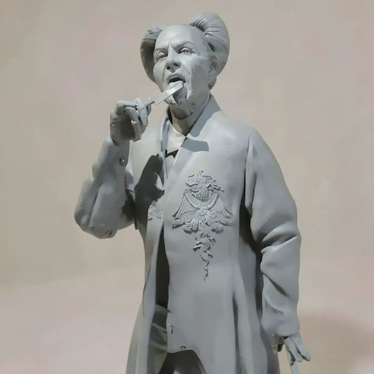 Unpainted 3D Figure Dracula 1992 Lick Sculptures 3D Printing Painting DIY Gift Colors 15.2 Cm 1:12