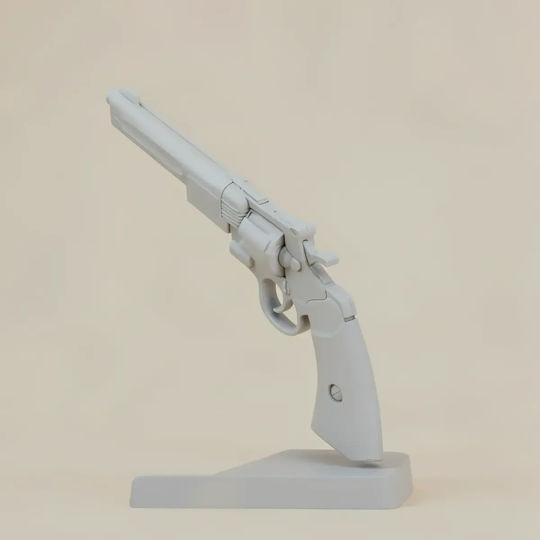 Ungefärliche Übersetzung:  
Unbemalte 3D Figur Cosplay Mandalorianer Gunslinger Blaster Bemalen Diy Geschenk Farben 20 Cm 1:8