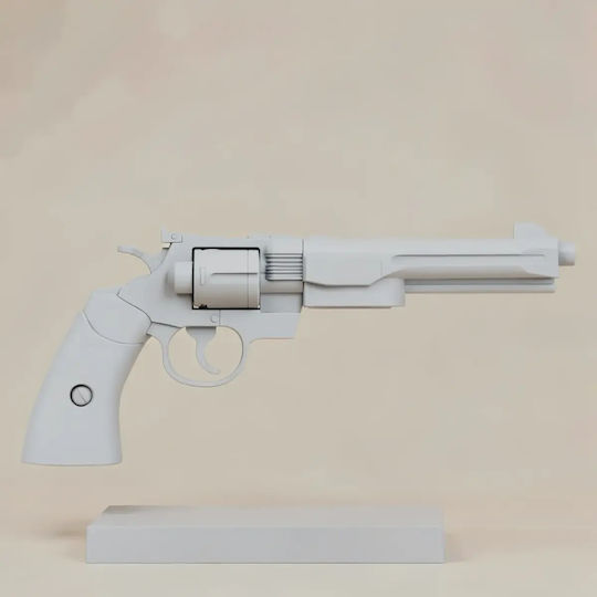 Ungefärliche Übersetzung:  
Unbemalte 3D Figur Cosplay Mandalorianer Gunslinger Blaster Bemalen Diy Geschenk Farben 20 Cm 1:8