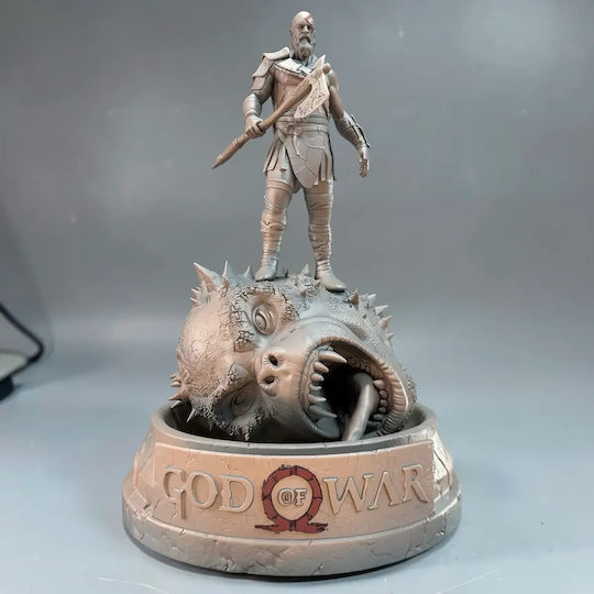 Άβαφη 3d Φιγούρα Kratos Standing From God War Βάψιμο Diy Δώρο Χρώματα 15,2 Cm 1:12