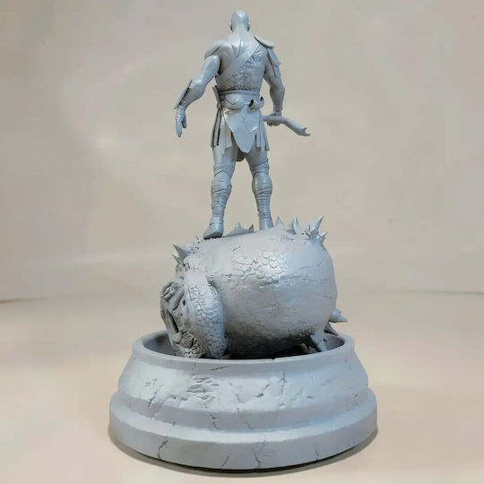 Unpainted 3D Figur Kratos Stehend Aus God of War Bemalen Diy Geschenk Farben 20 Cm 1:8