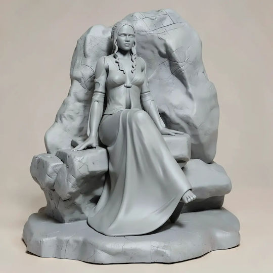 Unpainted 3D Figure Daenerys Targaryen From Game Of Thrones Painting Diy Gift Colors 20 Cm 1:8