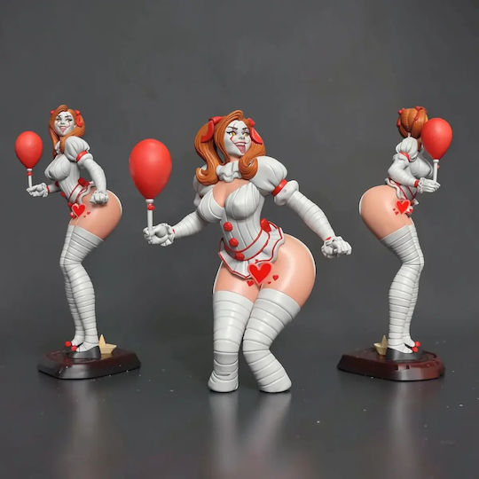 Unpainted 3D Figure Nsfw Collection It Girl Pennywise Painting Diy Gift Colors 30 Cm 1:6