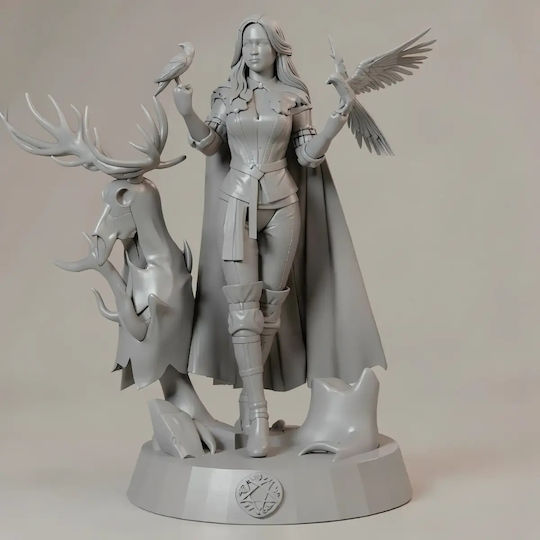Unpainted 3D Figur Yennefer V2 Aus Witcher Bemalen Diy Geschenk Farben 30 Cm 1:6