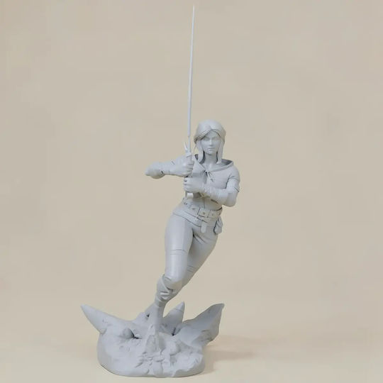 Unbemalte 3D Figur Ciri V2 Aus Witcher Bemalung Diy Geschenk Farben 30 Cm 1:6