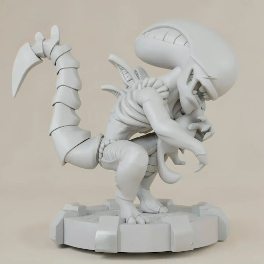 Άβαφη 3D Фигура Chibi Xenomorph Alien Sculptures 3D Печат Боядисване DIY Подарък Цветове 30 см 1:6