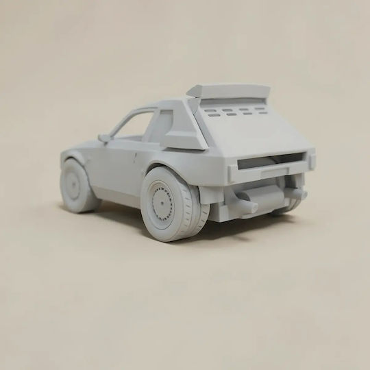 iLovePrints Sammelbare Figuren 3d Figur Modell Kit Car Delta S4 Rally Bemalt Diy Geschenk Farben 20 Cm 1:8
