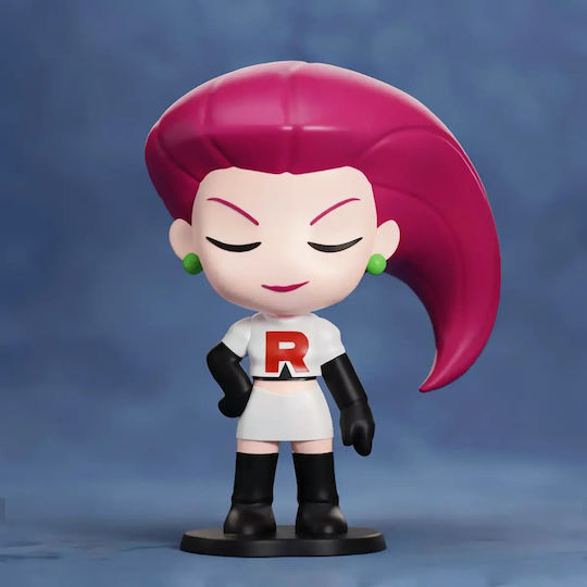 Unpainted 3D Figure Chibi James Jessie Pokemon Nendoroid 3D Painting DIY Gift Colors 30 Cm 1:6