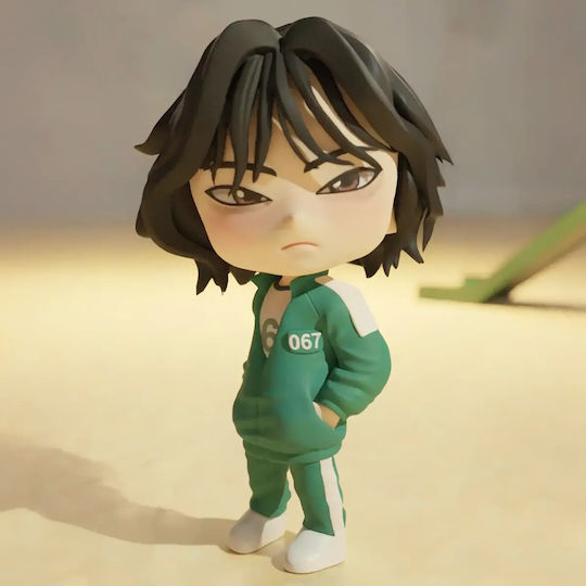 Небоядисана 3D Фигура Squid Game Sae Byeok Player 067 Nendoroid 3D Боядисване DIY Подарък Цветове 20 См 1:8